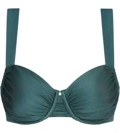 Haut de maillot de bain à armatures femme Émeraude Dim Swimwear