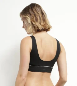 Haut de maillot de bain femme en microfibre Noire Dim Move