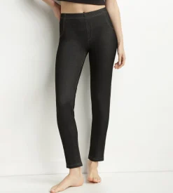 Legging femme effet jean Noir avec poches Dim Relax & Go