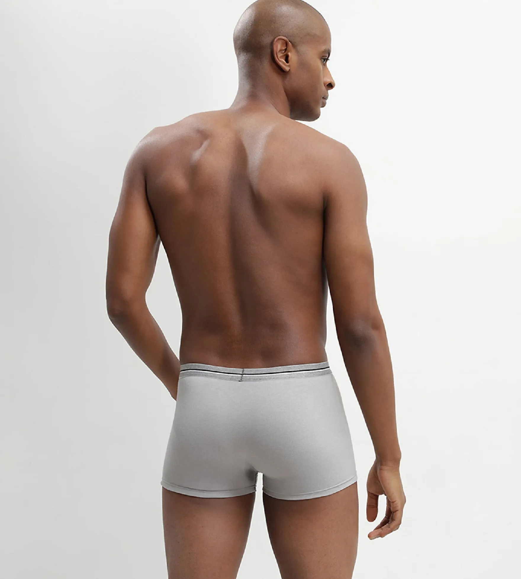 Lot de 3 boxers bleu jean gris en coton stretch résistant Ultra Resist