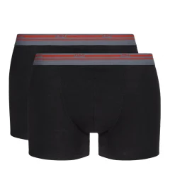 Lot de 2 boxers coton stretch Noir pour homme Daily Colors