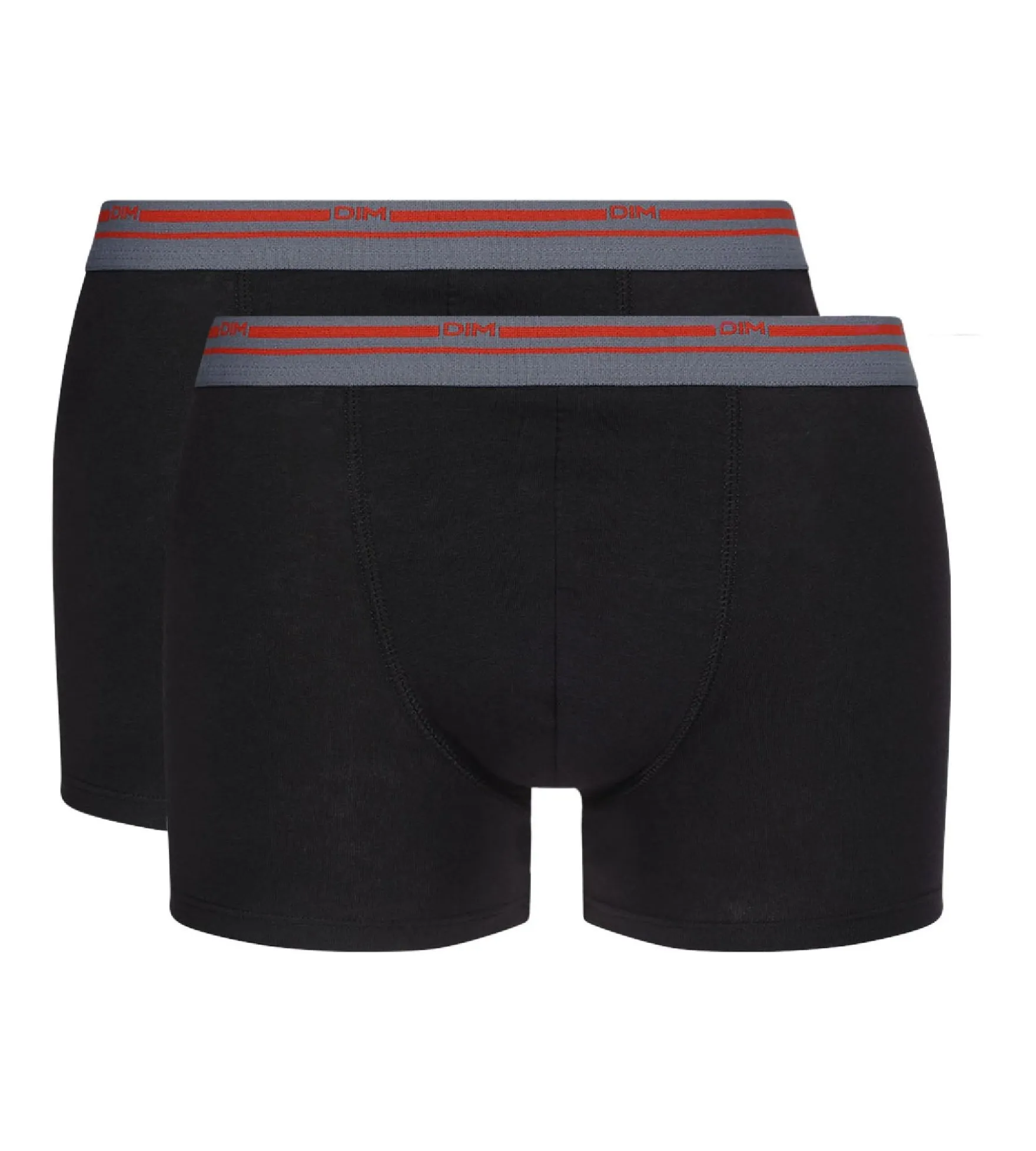 Lot de 2 boxers coton stretch Noir pour homme Daily Colors