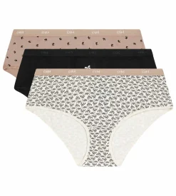 Lot de 3 boxers femme coton stretch motif palmier Les Pockets