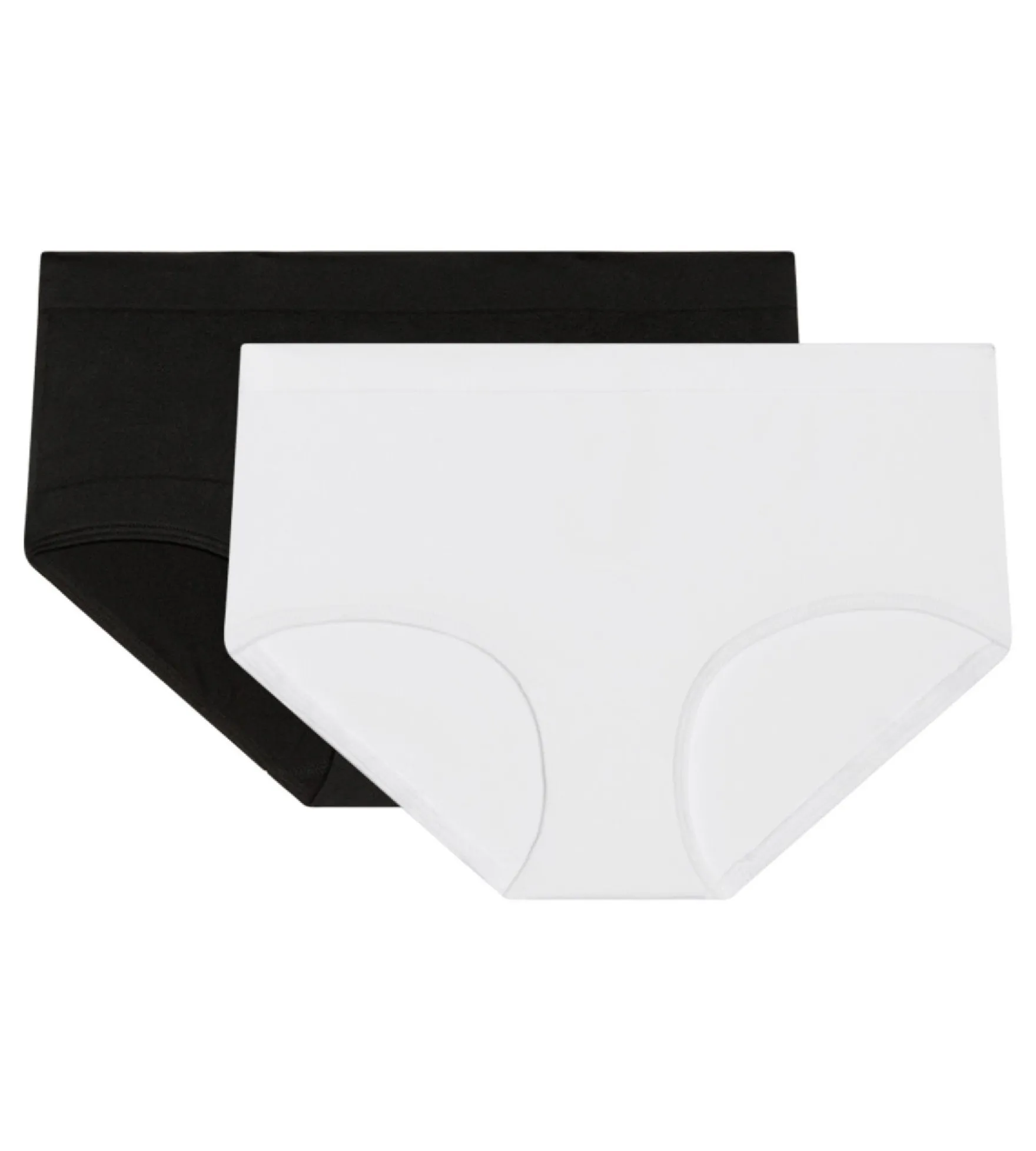 Lot de 2 boxers Femme noir et blanc - Les Pockets