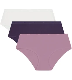 Lot de 3 boxers femme Violet, Blanc Les Pockets Ecodim