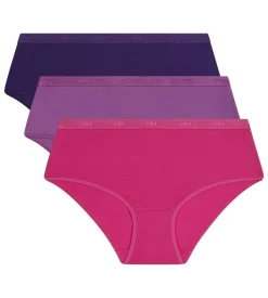 Lot de 3 boxers femme Violet Les Pockets Ecodim