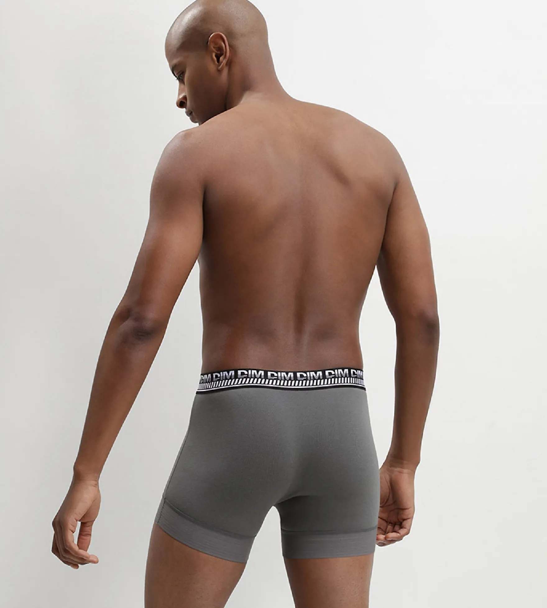 Lot de 2 boxers homme en coton extensible Vert Olive Stay and Fit