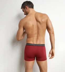Lot de 2 boxers homme en coton stretch Rouge EcoDim
