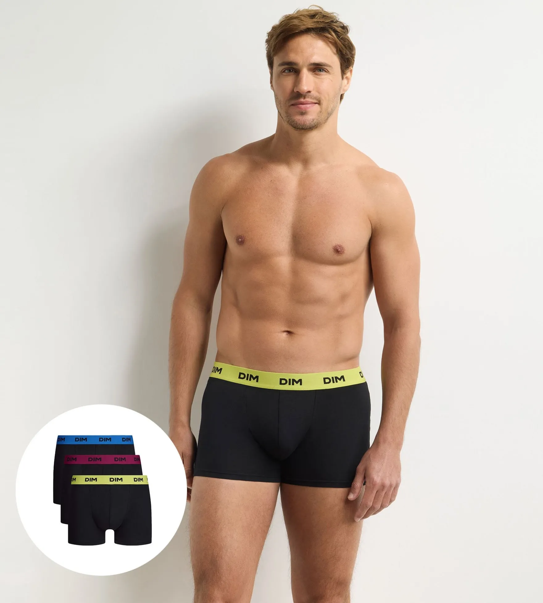 Lot de 3 boxers homme flashy Mix And Colors