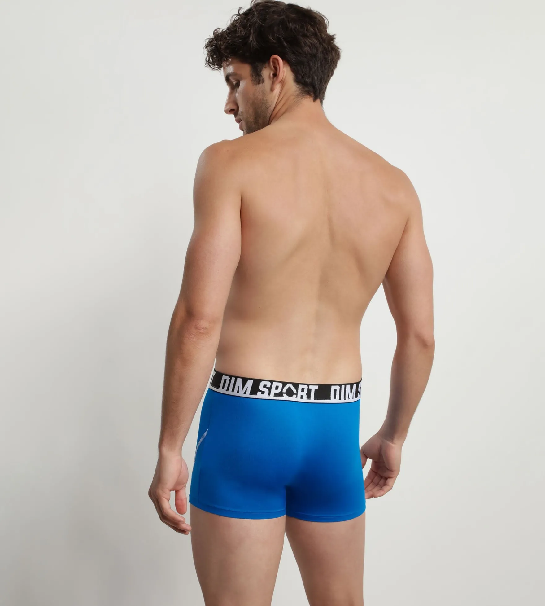 Lot de 3 boxers homme microfibre thermorégulateur Bleu Dim Sport