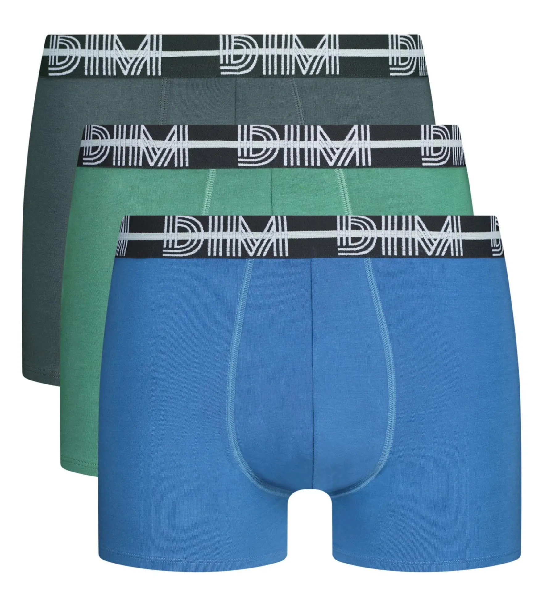 Lot de 3 boxers homme noir ceinture dynamique Powerful