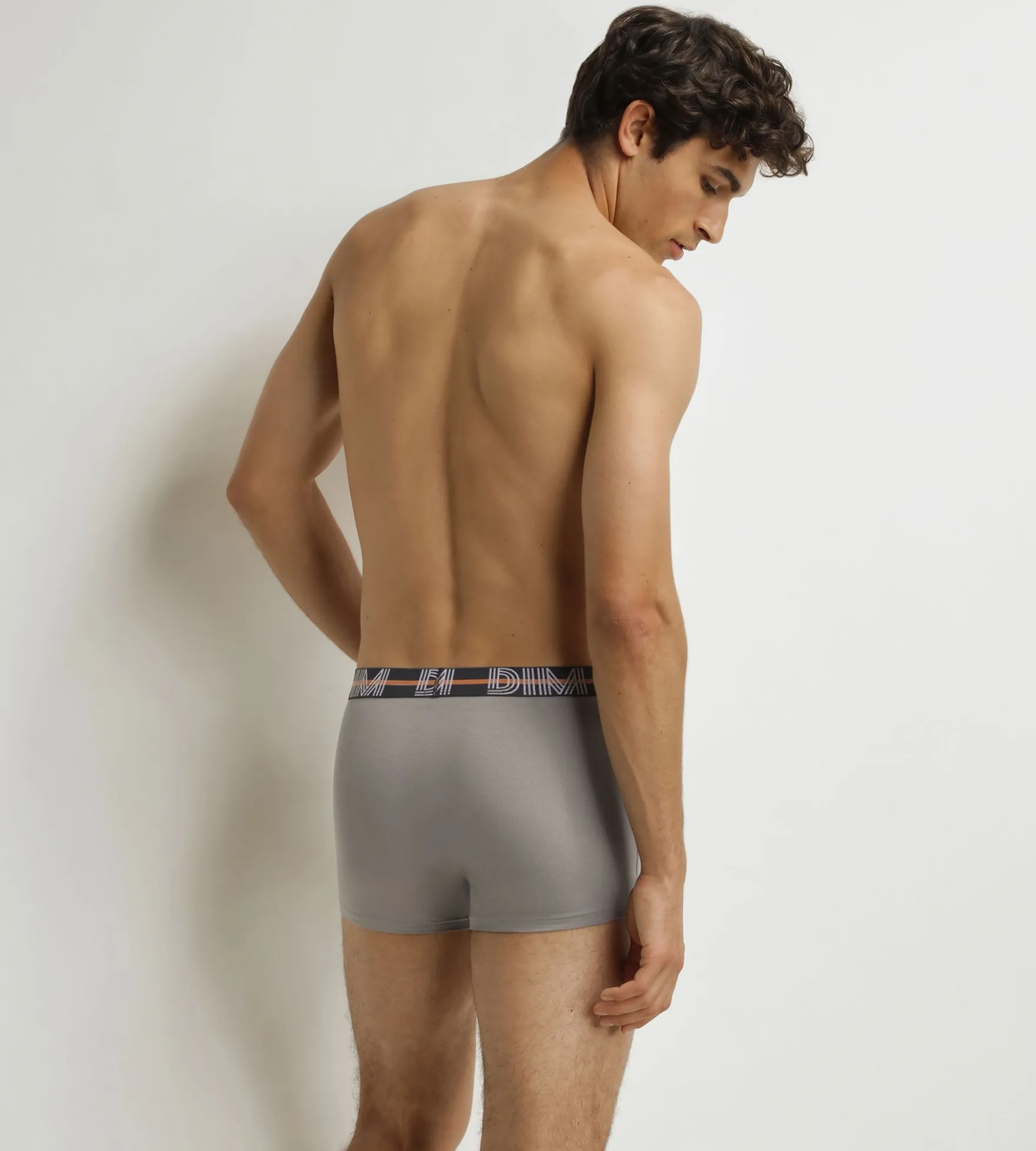 Lot de 3 boxers homme Violet Gris Terre Powerful