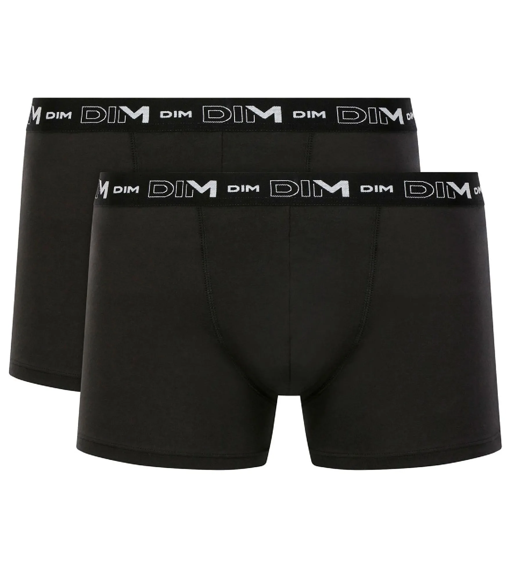 Lot de 2 boxers noirs pour homme Coton Stretch