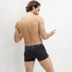 Lot de 2 boxers noirs pour homme Coton Stretch