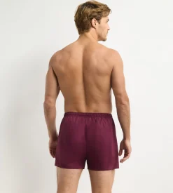Lot de 2 caleçons homme Bleu rayé Rouge Coton Stretch