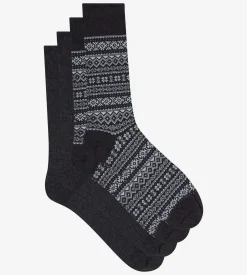 Lot de 2 chaussettes homme anthracite Coton Fancy