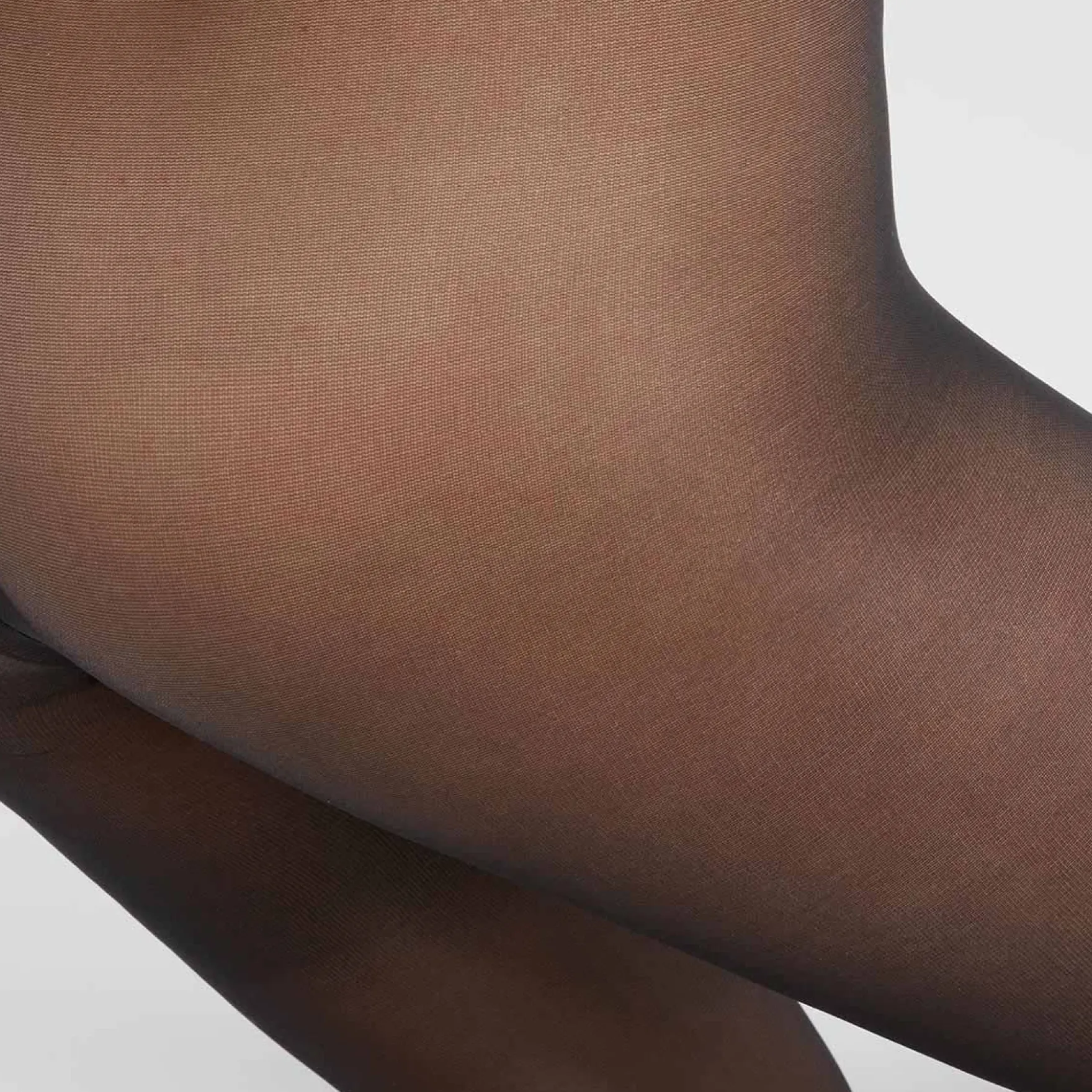 Lot de 2 collants semi-opaques en Lycra Noir Diam’s Jambes Fuselées