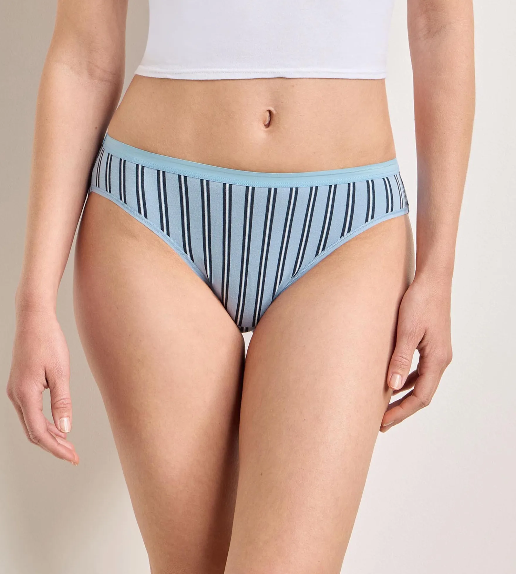 Lot de 3 culottes femme brume coton Dim x Ines de la Fressange