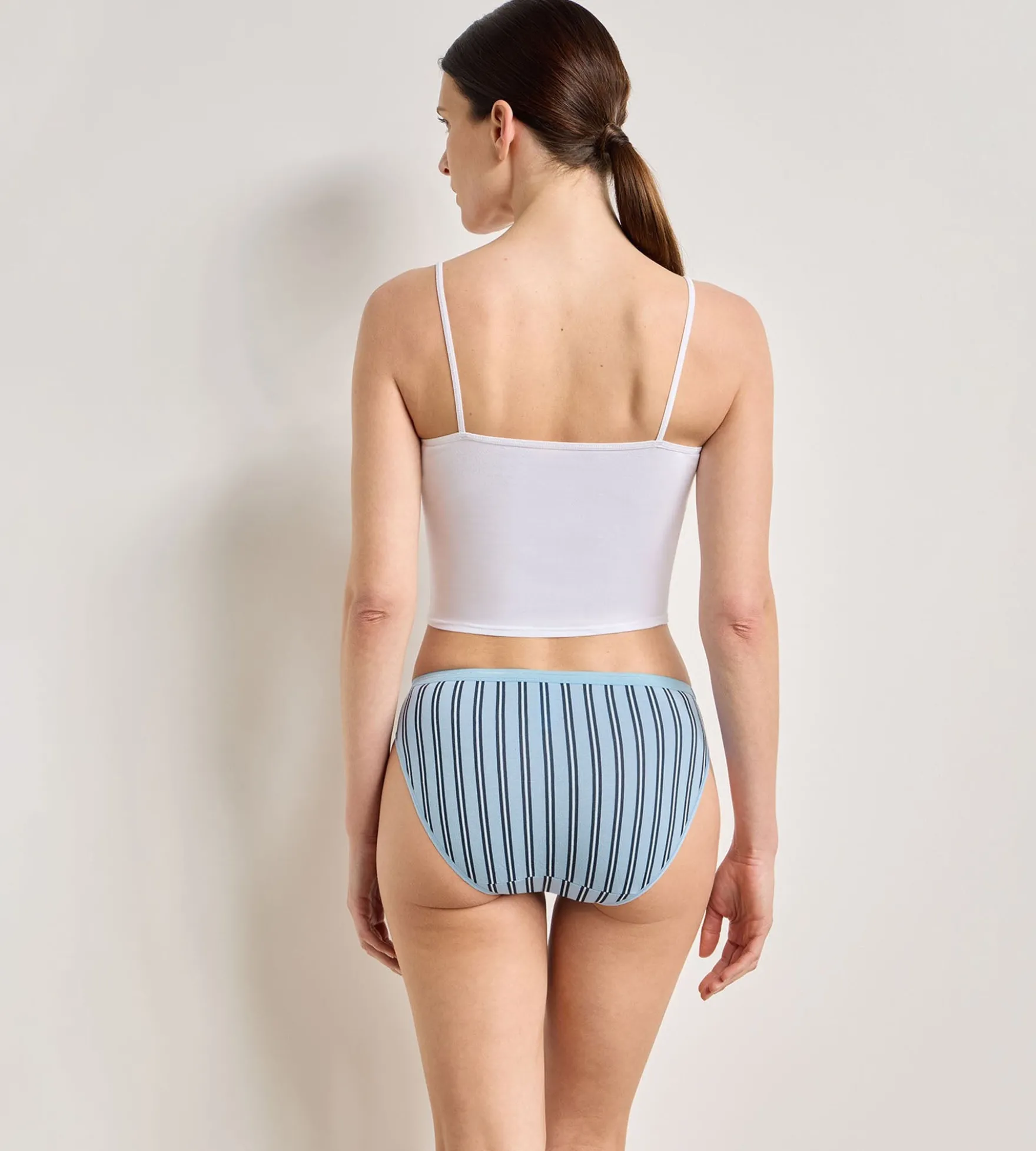 Lot de 3 culottes femme brume coton Dim x Ines de la Fressange