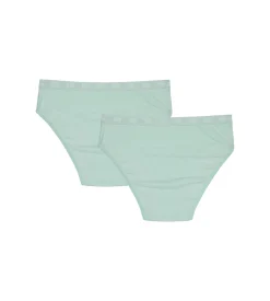 Lot de 2 culottes filles en coton bio Bleu Pastel Dim Skin Care