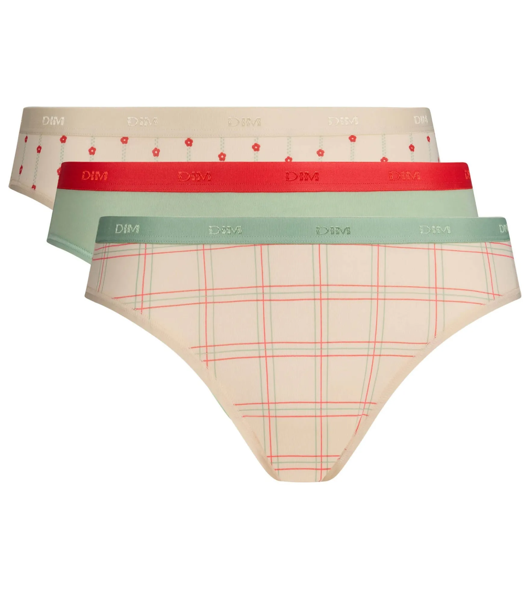 Lot de 5 culottes fleurs douces Les Pockets Coton