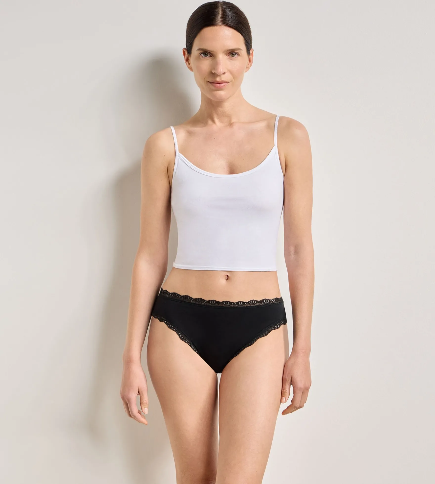 Lot de 2 culottes noir Daily Coton Dentelle
