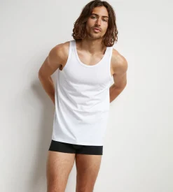 Lot de 2 débardeurs homme thermorégulateur en coton Blanc Regul Activ
