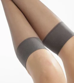 Lot de 2 mi-bas voile poivre Mes Essentiels 15D
