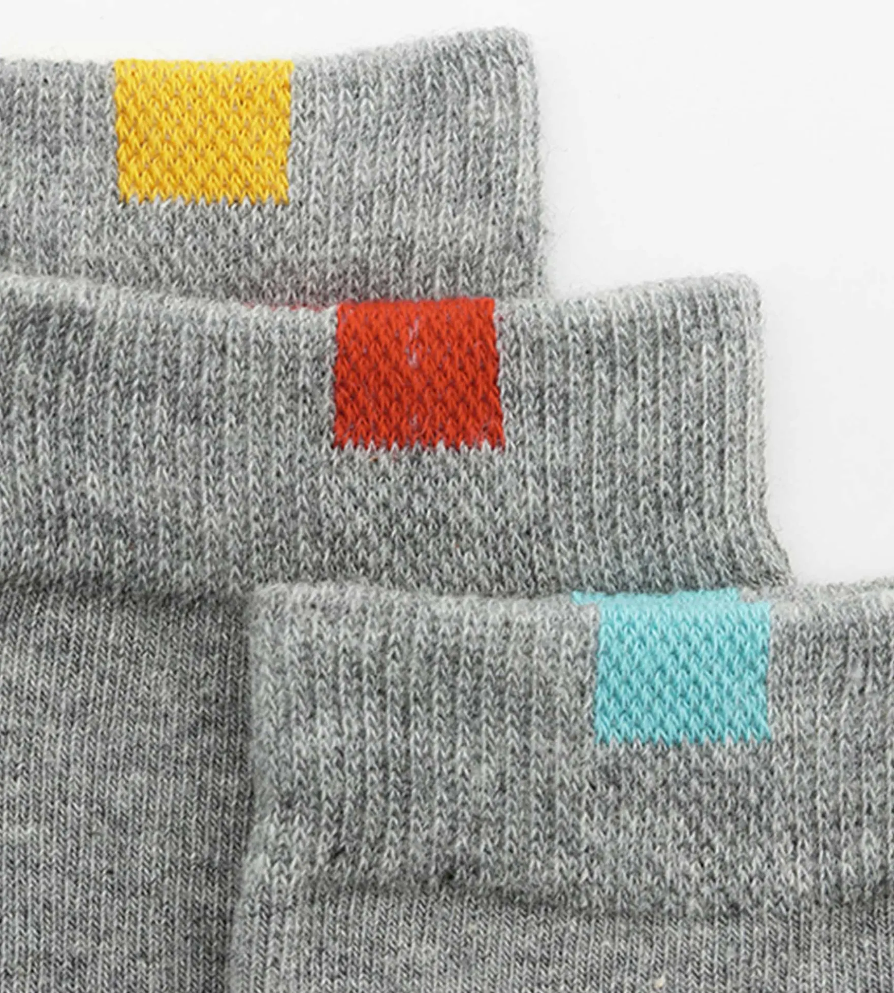 Lot de 5 paires de chaussettes enfant en coton Gris Chiné EcoDim