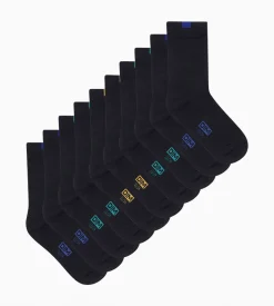 Lot de 5 paires de chaussettes enfant en coton Bleu Marine Écodim