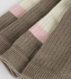 Lot de 2 paires de chaussettes en coton Taupe Ivoire Dim Modal