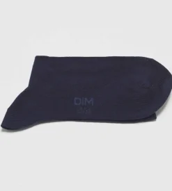 Lot de 3 paires de chaussettes femme Bleu Marine en coton Dim
