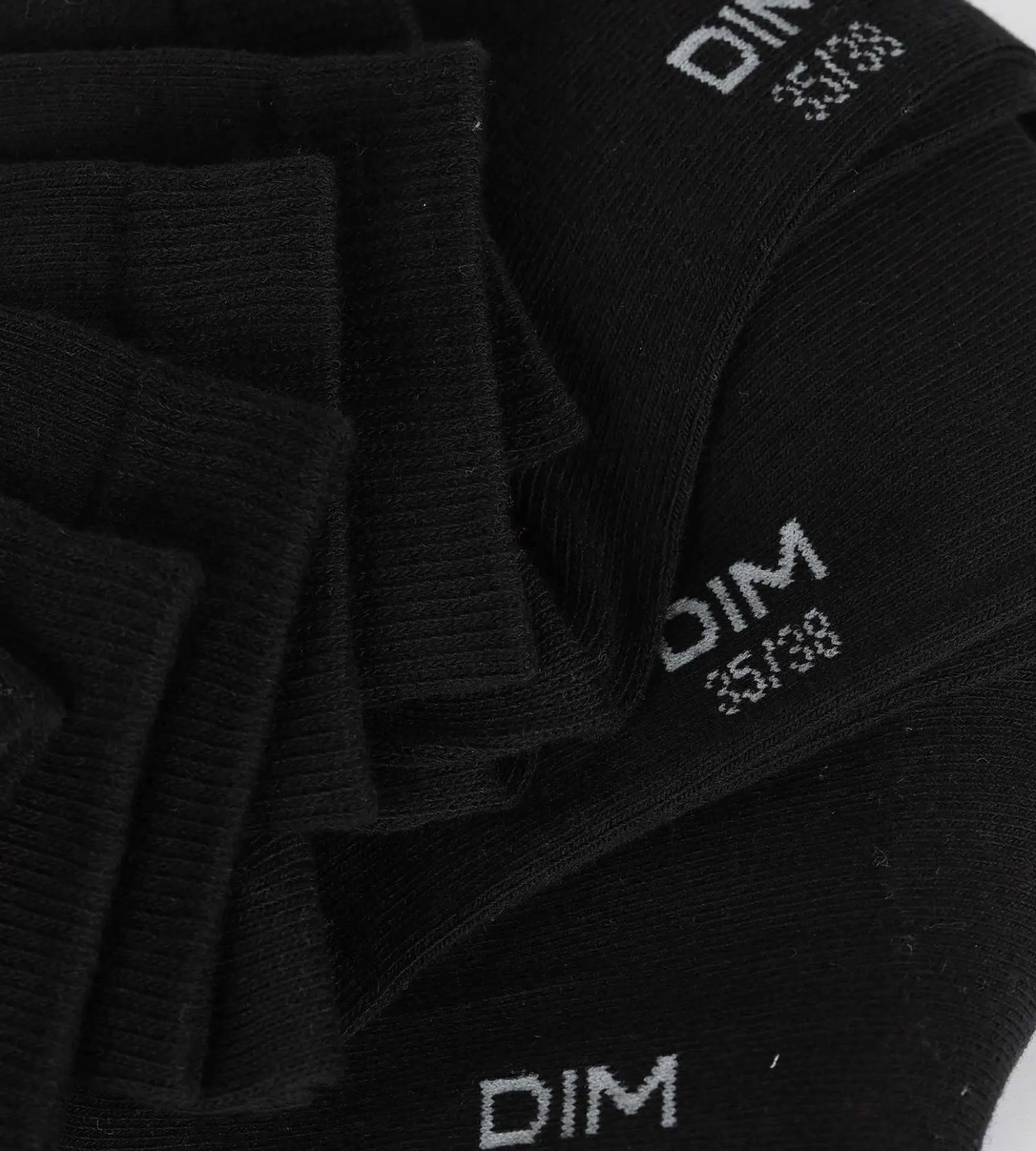 Lot de 3 paires de chaussettes femme Noir Coton Nice Price