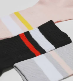 Lot de 3 paires de chaussettes femme en coton Rose Gris EcoDim Sport