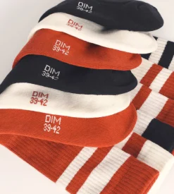 Lot de 3 paires de chaussettes homme en coton Rouge EcoDim Sport