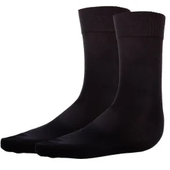 Lot de 2 paires de chaussettes homme Noir Dim Bambou