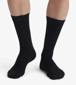 Lot de 2 paires de chaussettes noires homme Thermo