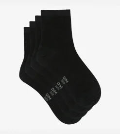 Lot de 2 paires de socquettes noires Femme