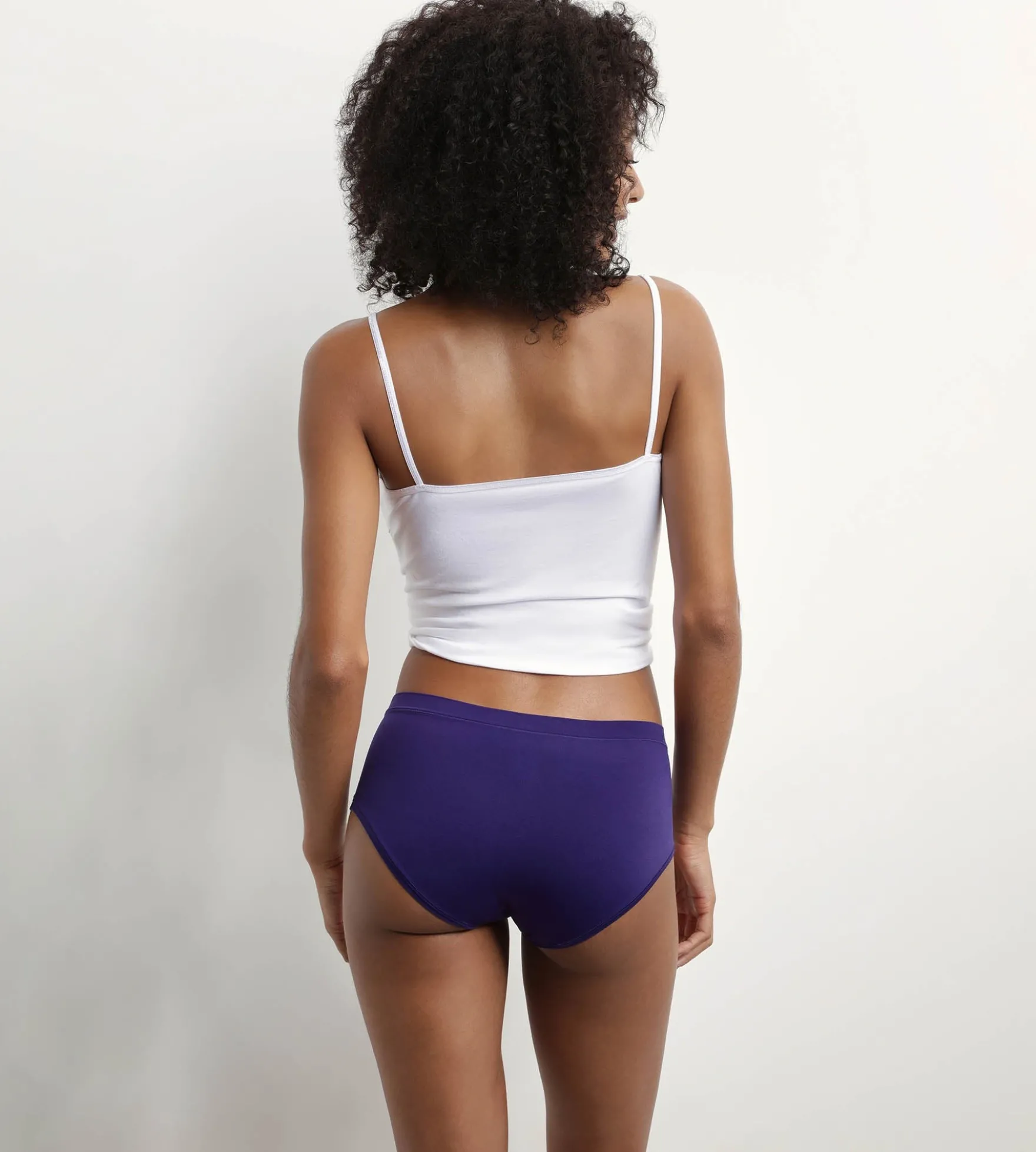 Lot de 2 shorties femme en microfibre Fuchsia et Violet Oh My Dim’s