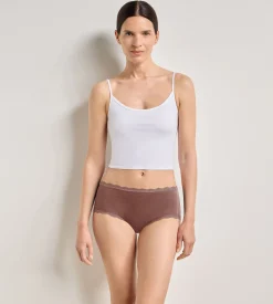 Lot de 2 shortys cendre Daily Coton Dentelle