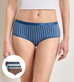Lot de 5 shortys délice café Les Pockets Coton