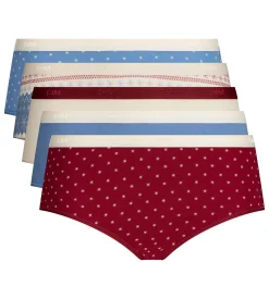 Lot de 5 shortys neige brune Les Pockets Coton