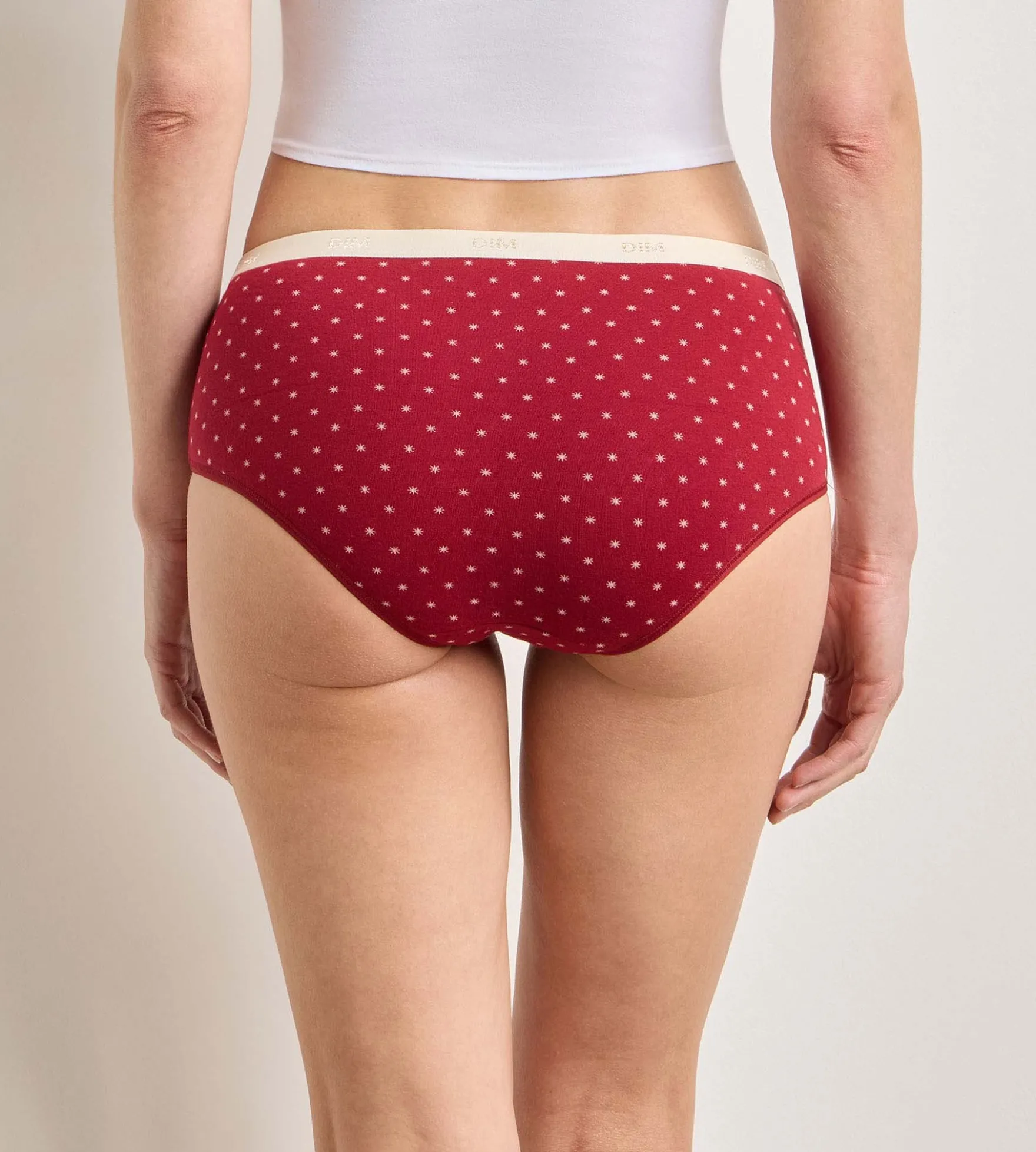 Lot de 5 shortys neige brune Les Pockets Coton