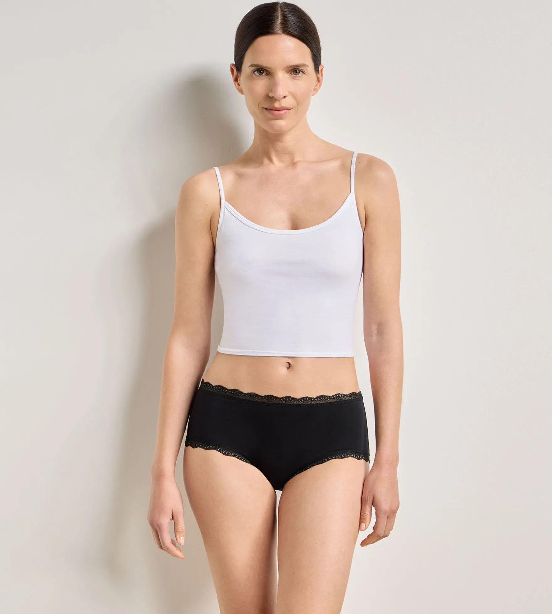 Lot de 2 shortys noir Daily Coton Dentelle