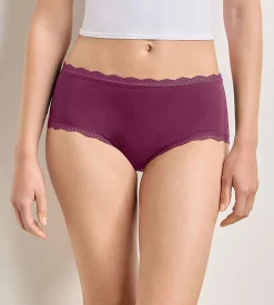 Lot de 2 shortys rose émeraude Daily Coton Dentelle