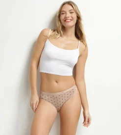 Lot de 3 slips femme coton stretch motif palmier Les Pockets
