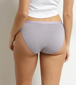 Lot de 5 slips femme coton stretch logo Dim Les Pockets