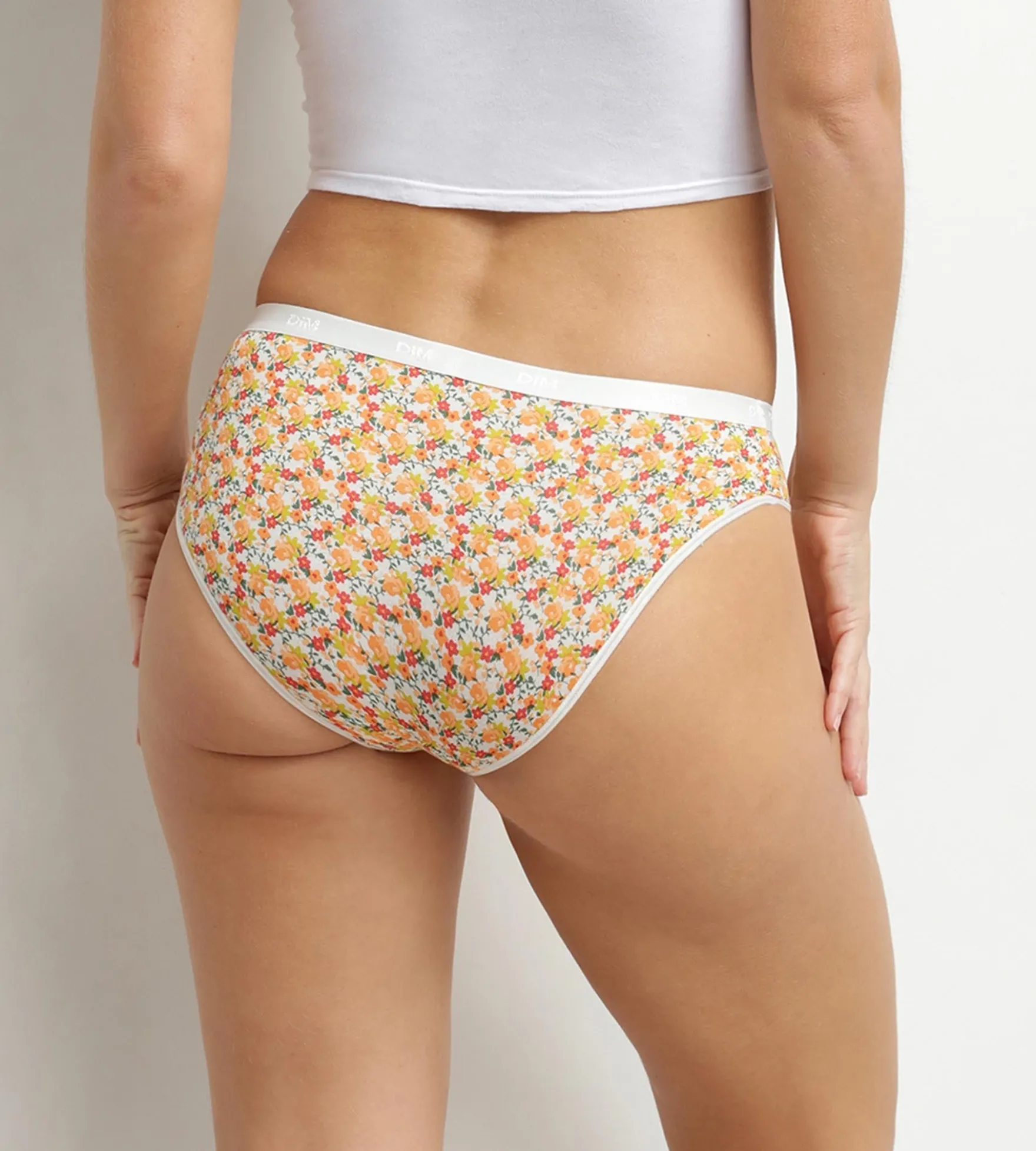 Lot de 5 slips femme coton stretch motif liberty Les Pockets