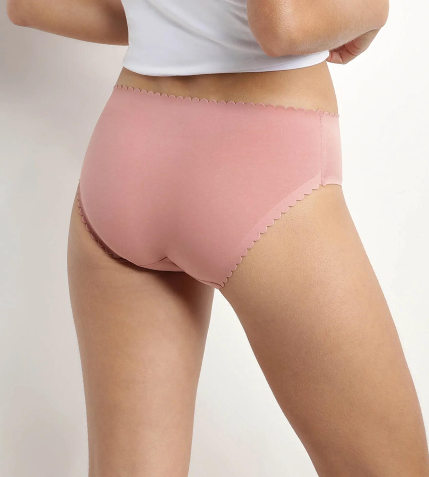 Lot de 2 slips femme en coton stretch Rose et Ruby Body Touch Easy