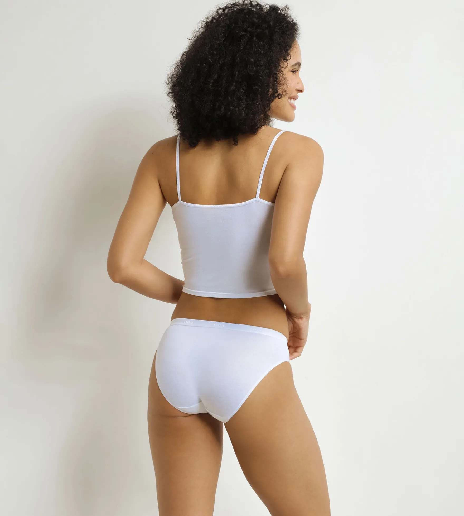 Lot de 3 slips femme Violet, Blanc Les Pockets Ecodim